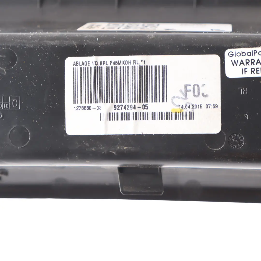 BMW F45 Storage Instrument Panel Dash Dashboard Centre Console Black 9274294