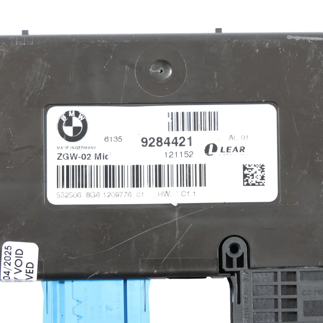 BMW F10 F11 Gateway Modul ECU Steuer Gerät LEAR ZGW-02 Mid 9284421