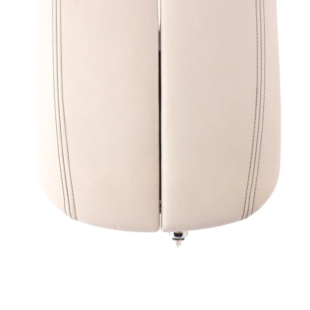 BMW X6 F16 Armrest Centre Console Cover Front Leather Ivory White 9323629