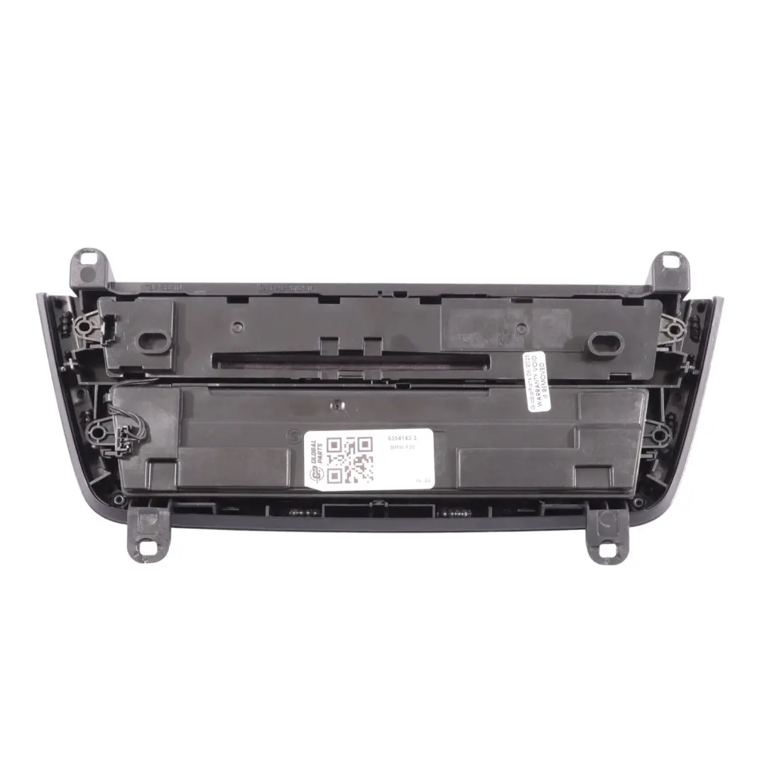 Conditioning Switch BMW F20 F21 F22 F30 F31 Radio CD Control Panel Air - SKU 9354143-3 - Part number 9354143