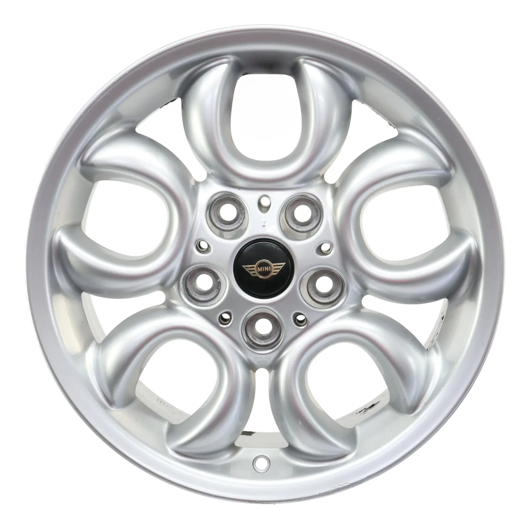 Mini R60 R61 llanta aleación plata 16 "radios circulares 123 6,5J ET:46 9803725