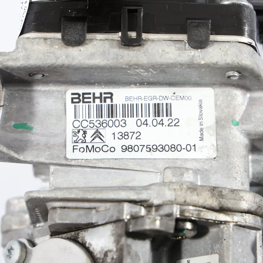 Citroen Jumper 2.2 HDI Valvola EGR Raffreddatore Di Scarico Motore  - SKU 9807593080 - Numero di parte 9807593080