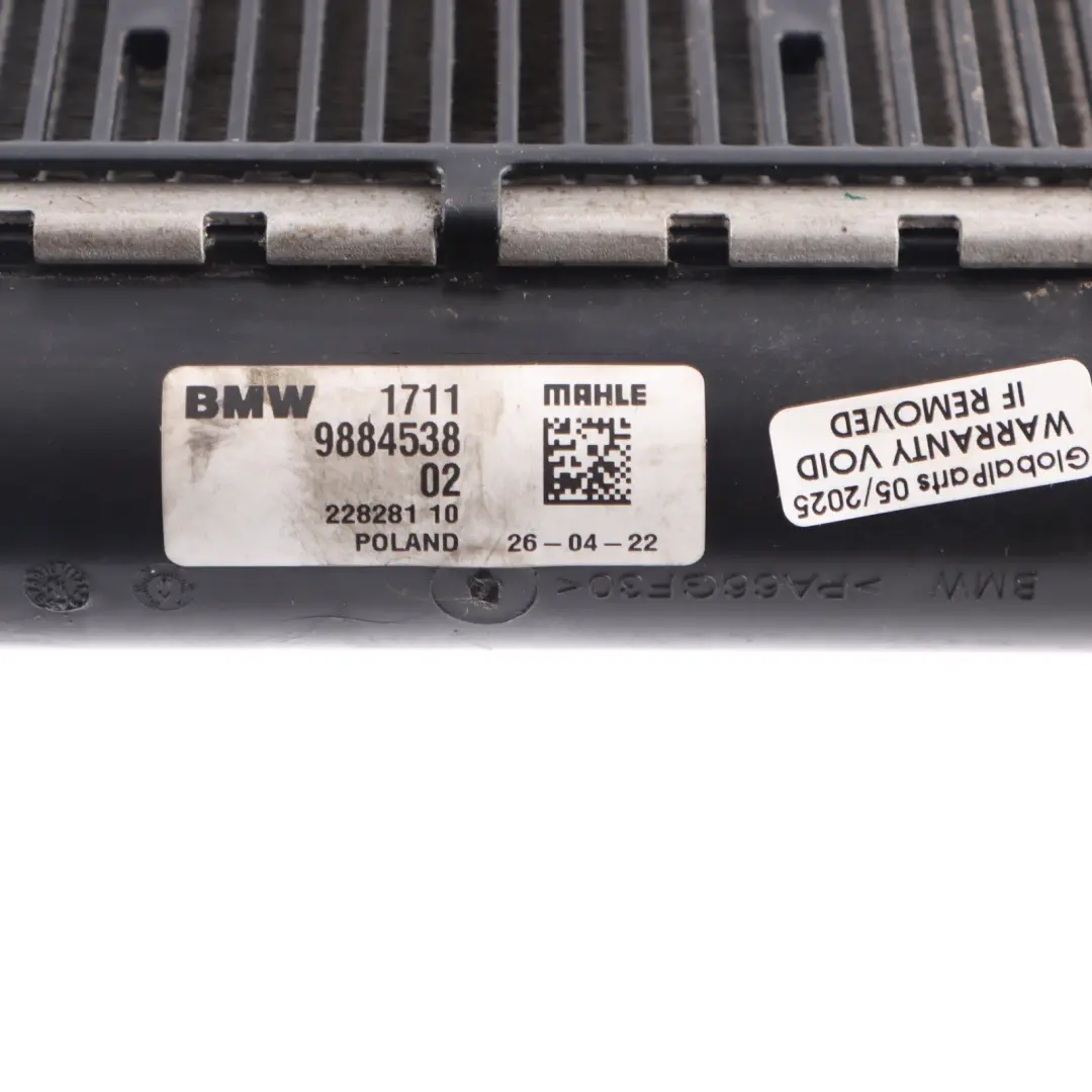  BMW F40 Radiator Water Coolant Cooler Engine Cooling 9884538