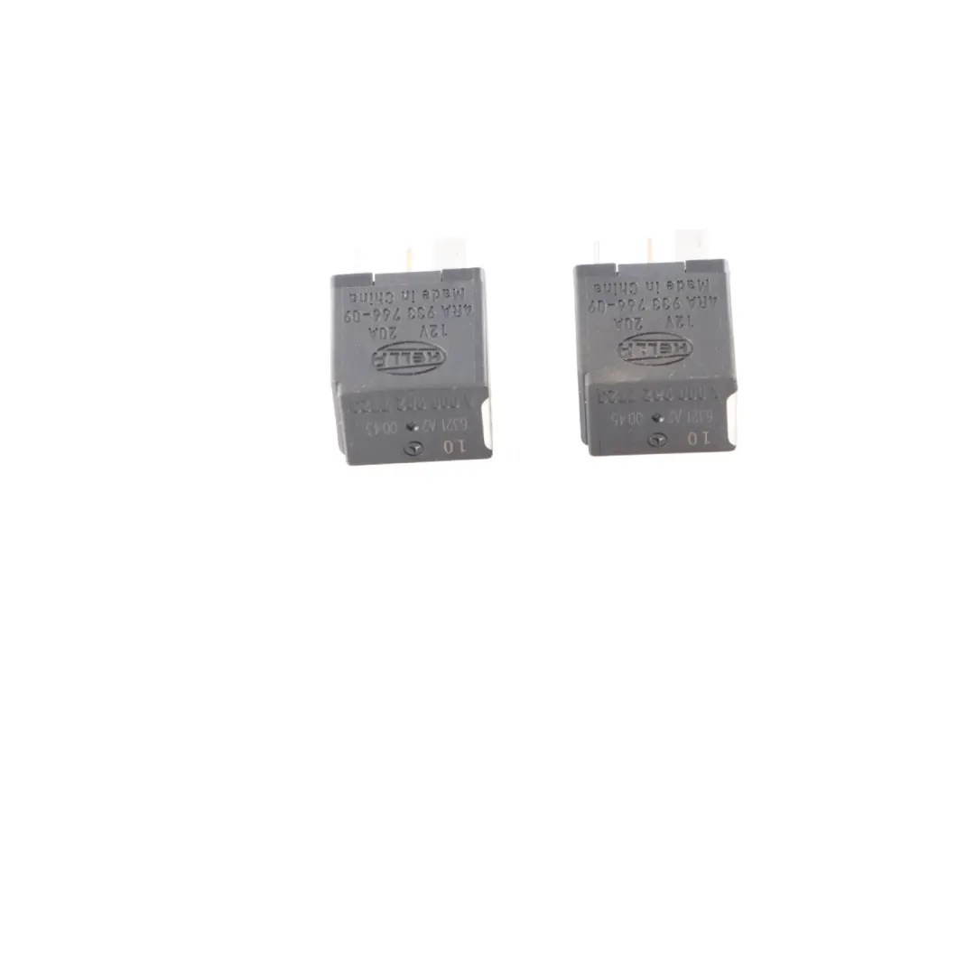 Fuse Relay Mercedes W176 W204 W246 4-Pin Unit Black Hella SET X2 A0009827723