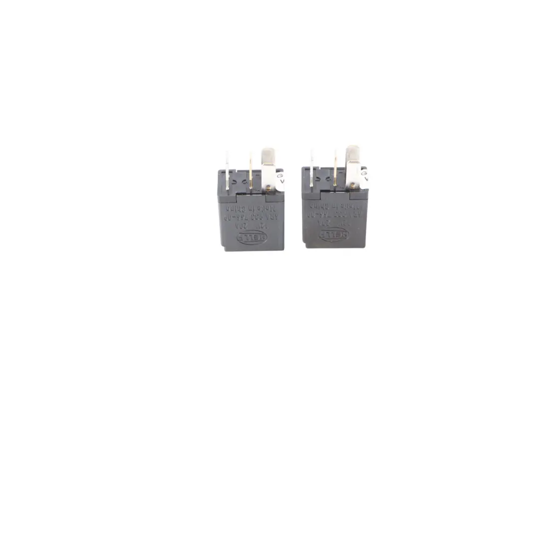Fuse Relay Mercedes W176 W204 W246 4-Pin Unit Black Hella SET X2 A0009827723