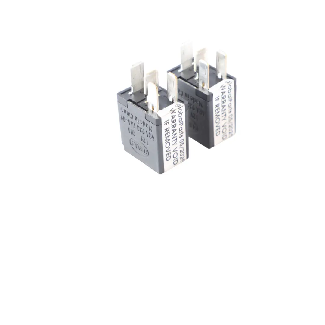 Fuse Relay Mercedes W176 W204 W246 4-Pin Unit Black Hella SET X2 A0009827723
