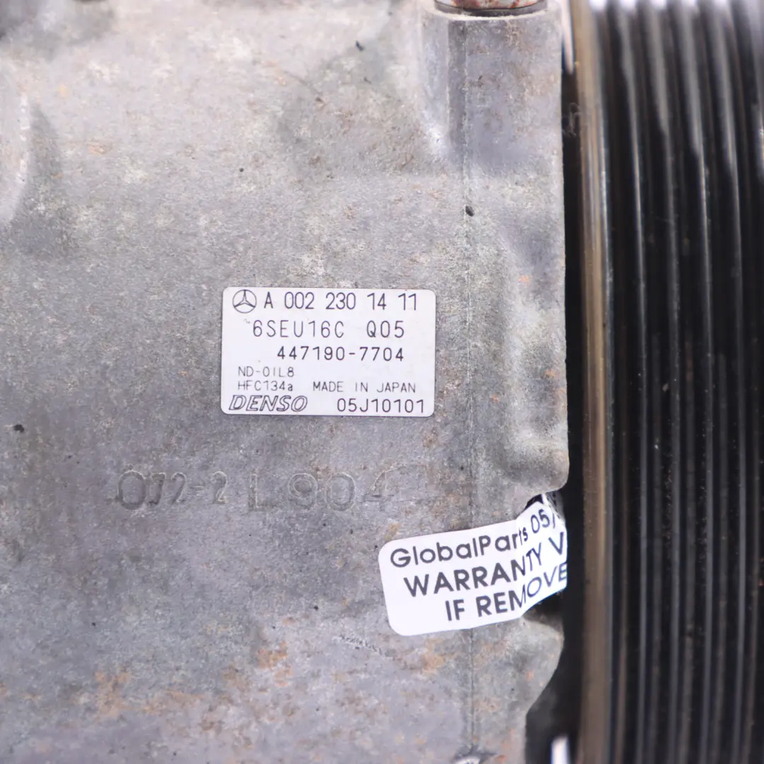 Mercedes W169 W245 OM640 A/C Aire Acondicionado Compresor Bomba A0022301411