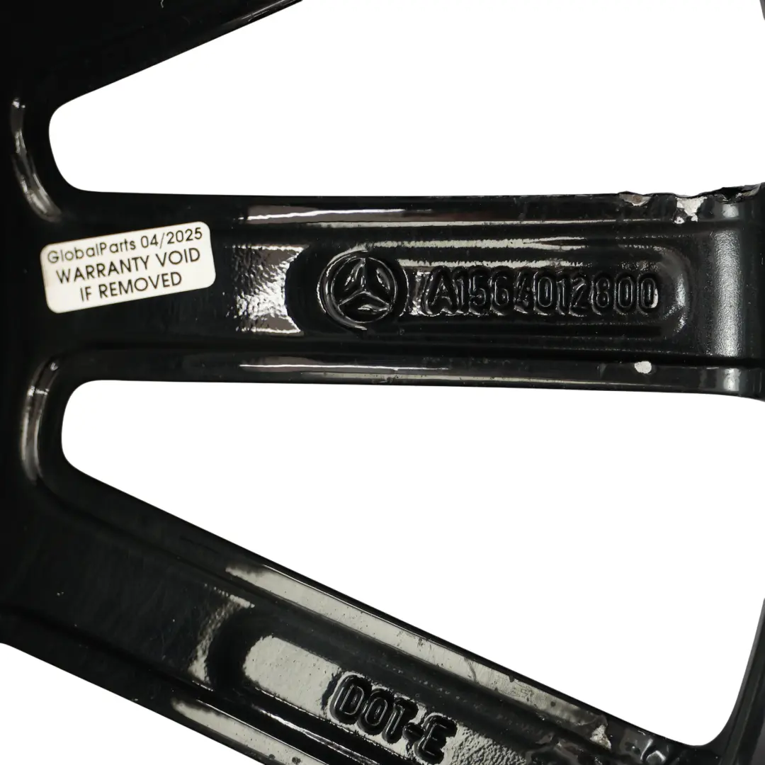 Jante noire en alliage 19" 8J ET:43,5 14 Roue à rayons Mercedes X156 - SKU A1564012800-2 - Numéro de pièce A1564012800