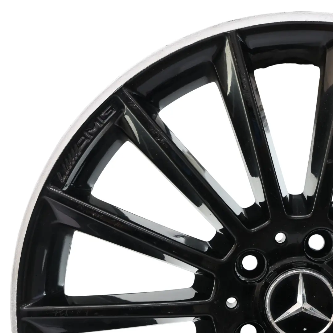 Jante noire en alliage 19" 8J ET:43,5 14 Roue à rayons Mercedes X156 - SKU A1564012800-2 - Numéro de pièce A1564012800
