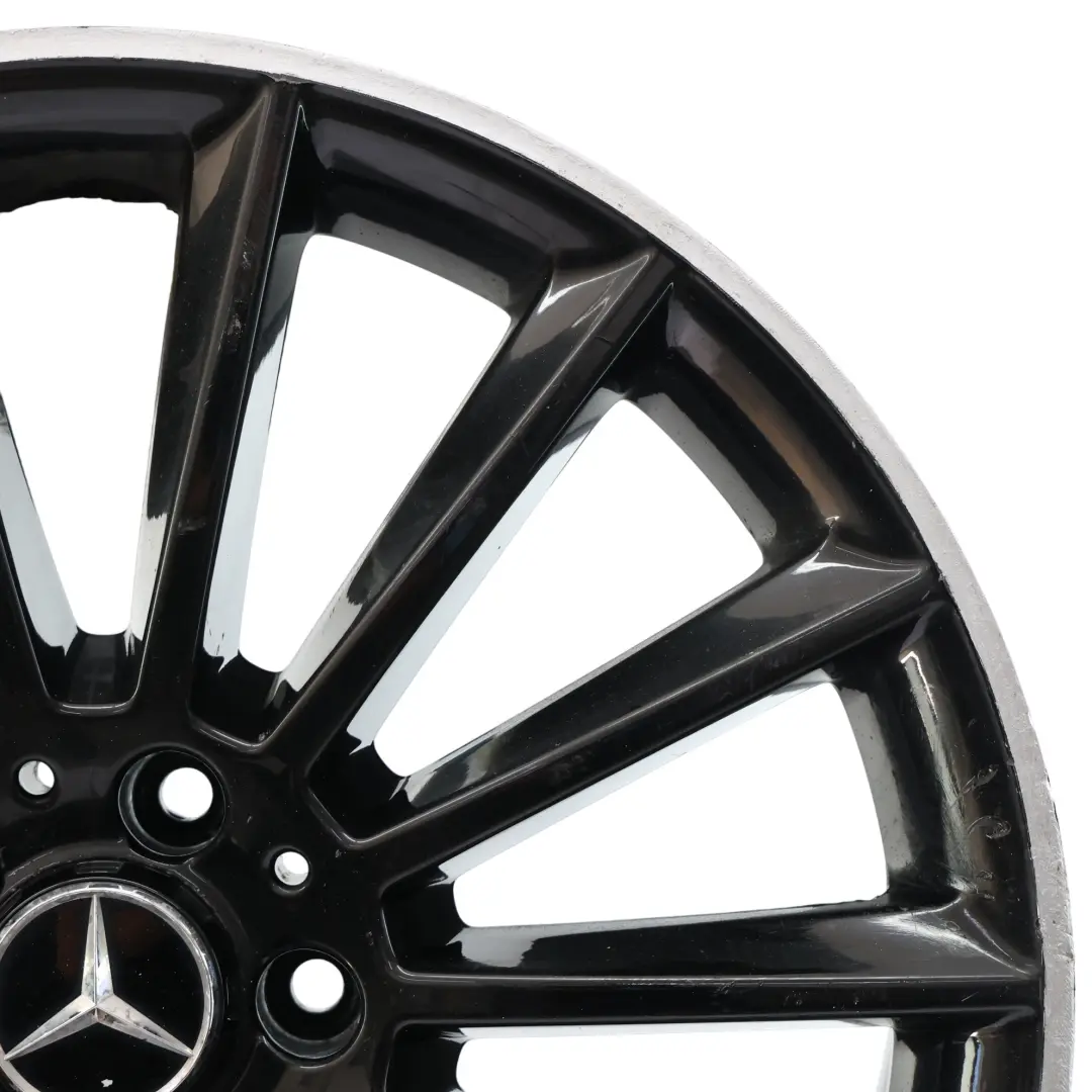 Jante noire en alliage 19" 8J ET:43,5 14 Roue à rayons Mercedes X156 - SKU A1564012800-2 - Numéro de pièce A1564012800