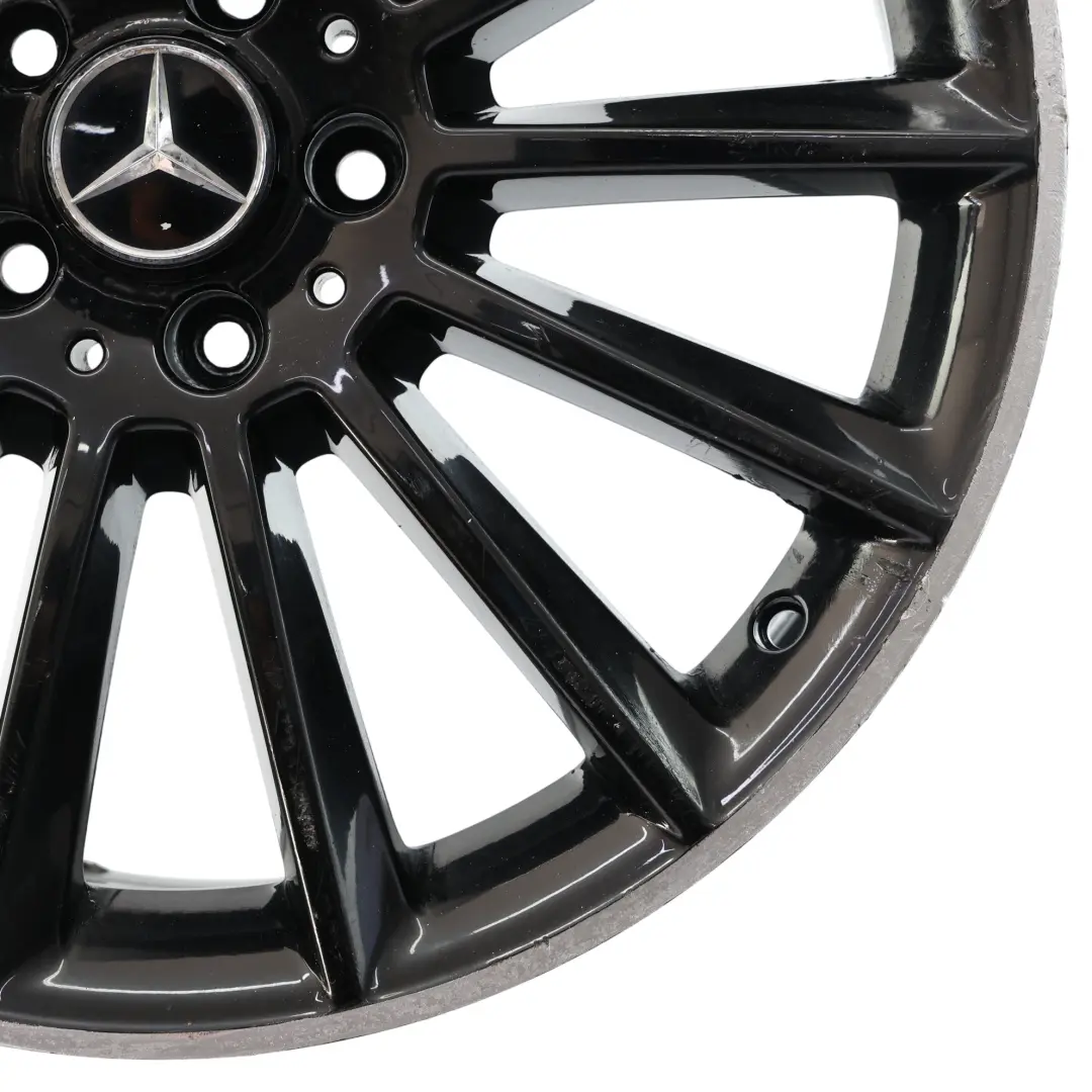 Jante noire en alliage 19" 8J ET:43,5 14 Roue à rayons Mercedes X156 - SKU A1564012800-2 - Numéro de pièce A1564012800