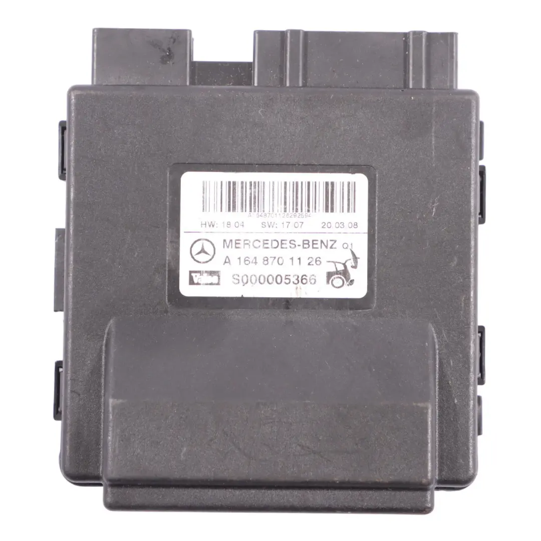 Mercedes W164 Trunk Hatch Open Lift Module Control Unit ECU A1648701126