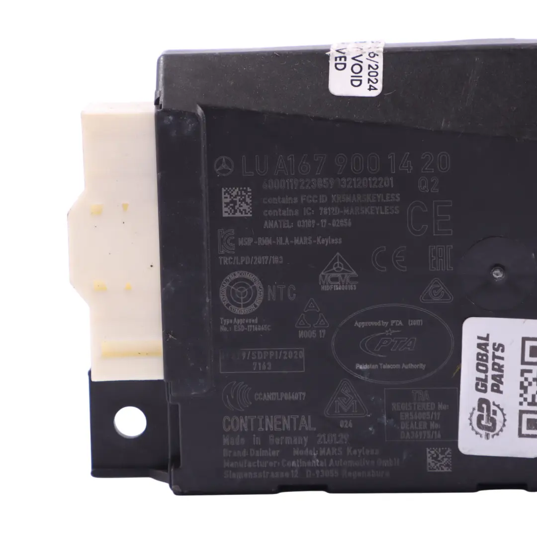 Central Locking Module Mercedes C118 W177 Door Lock Control Unit  - SKU A1679001420 - Part number A1679001420