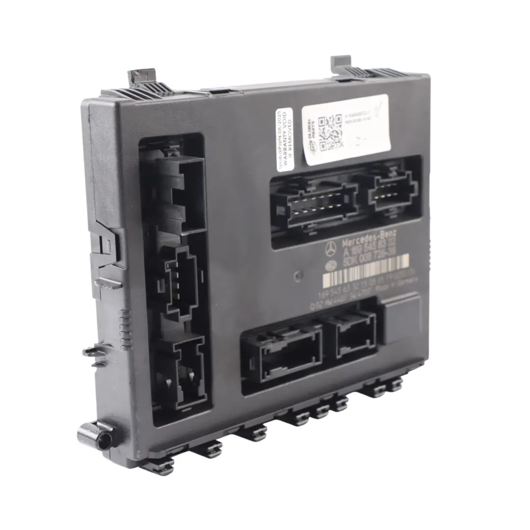 Control Unit Mercedes W169 W245 SAM Module Relay Fuse Box  - SKU A1695456332-1 - Part number A1695456332