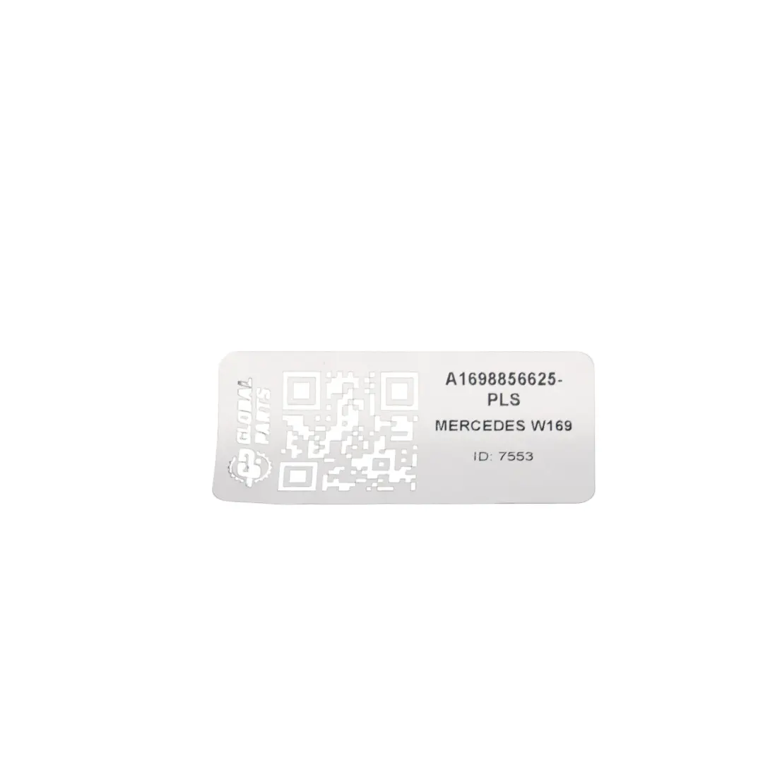 Mercedes W169 Rear Bumper Trim Panel Parktronic Polar Silver Metallic - 761