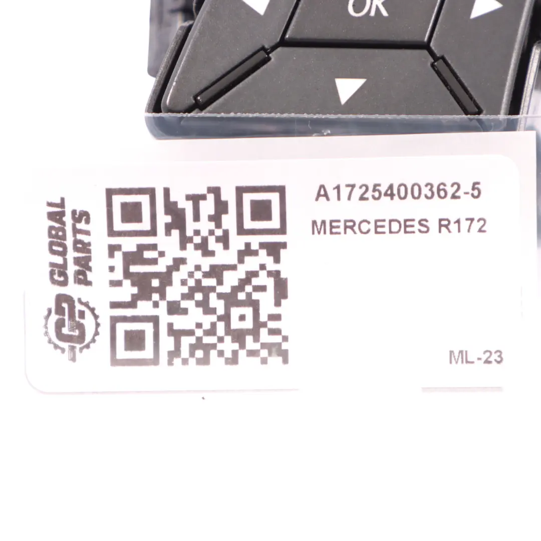 Lenkrad Schalter Mercedes R172 Multifunktions Taste Zierleiste  - SKU A1725400362-5 - Teilenummer A1725400362