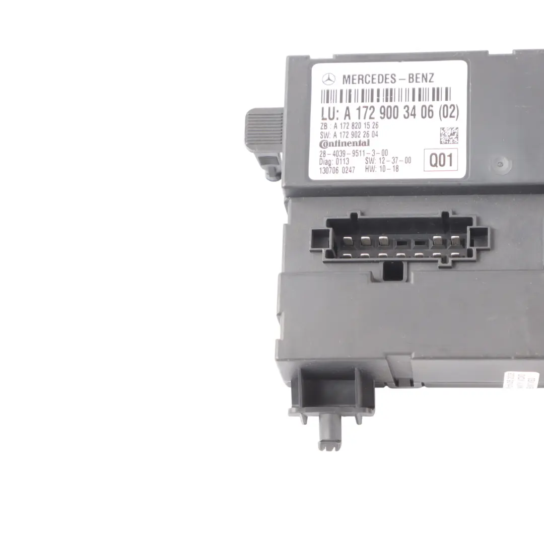 Mercedes SLK R172 Roadster Verdeck Klappdach-Steuermodul A1729003406