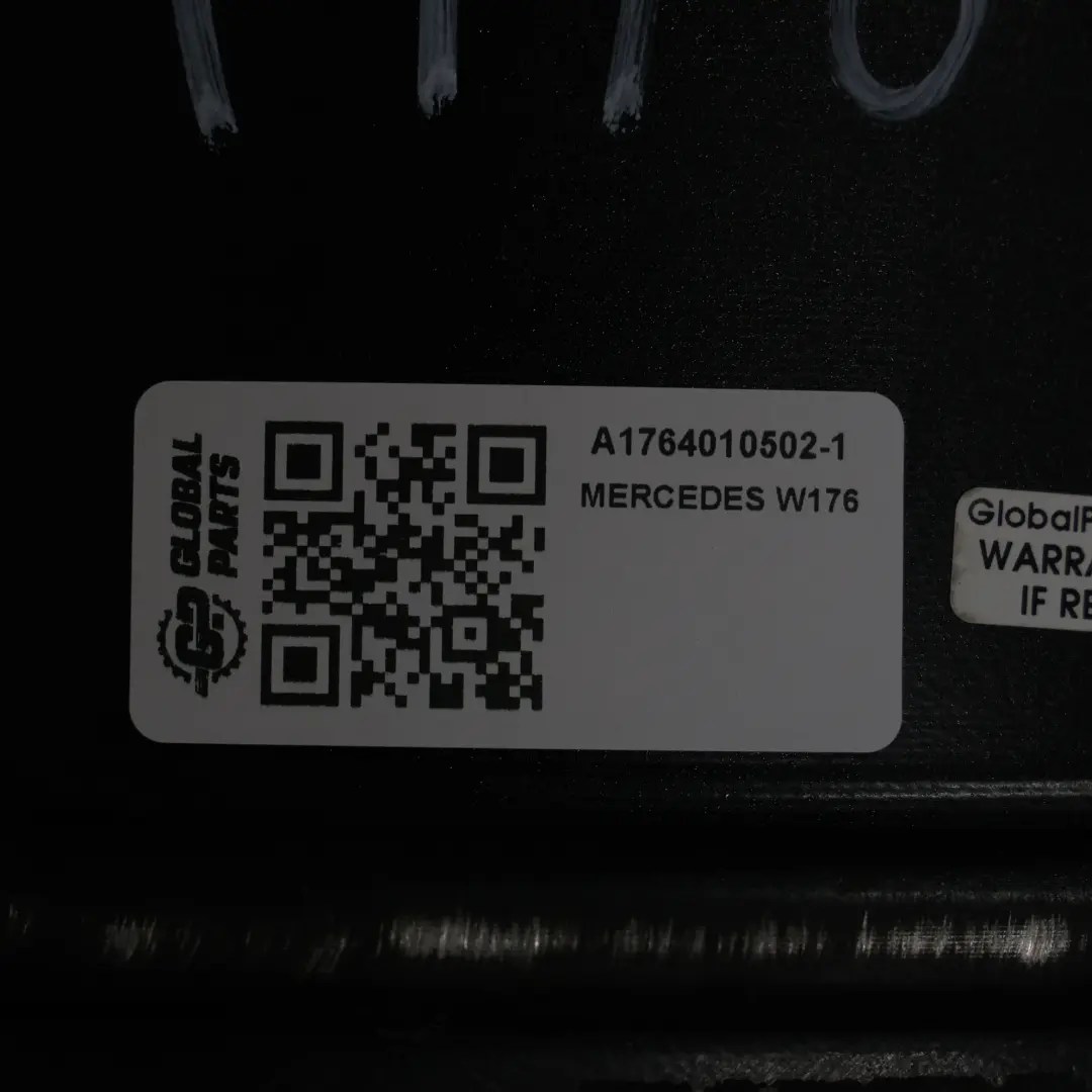 jante alliage noire 19" 16 branches ET:48 8J Mercedes C117 W176 AMG - SKU A1764010502-1 - Numéro de pièce A1764010502