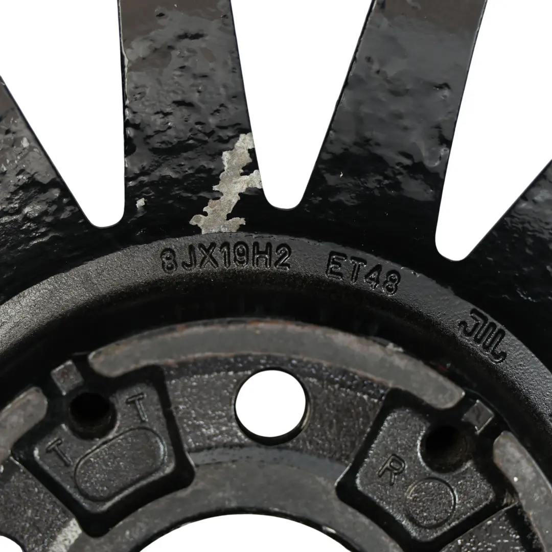jante alliage noire 19" 16 branches ET:48 8J Mercedes C117 W176 AMG - SKU A1764010502-1 - Numéro de pièce A1764010502