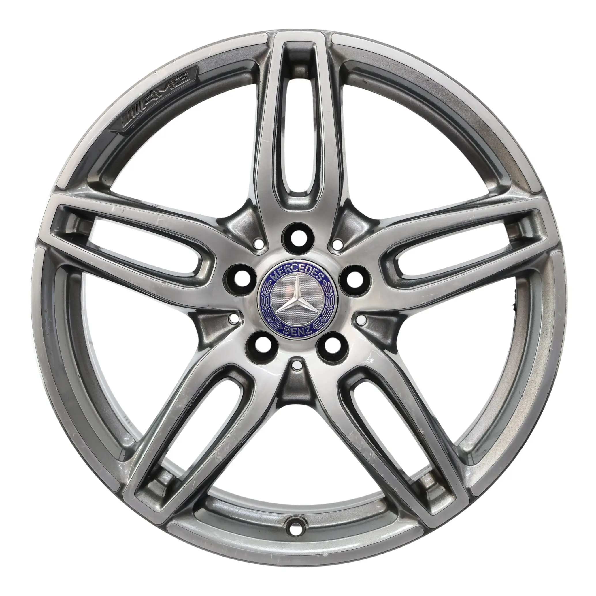 Mercedes W176 Llanta de aleación AMG 18" ET:52 7,5J 5 Radios dobles A1764010700