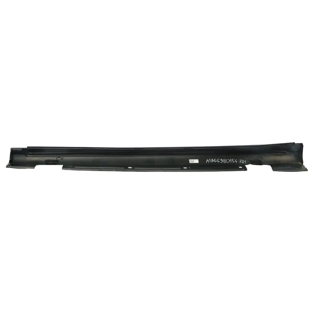 Mercedes W176 Side Skirt AMG Right O/S Door Sill Cover W246 Cosmic Black - 191