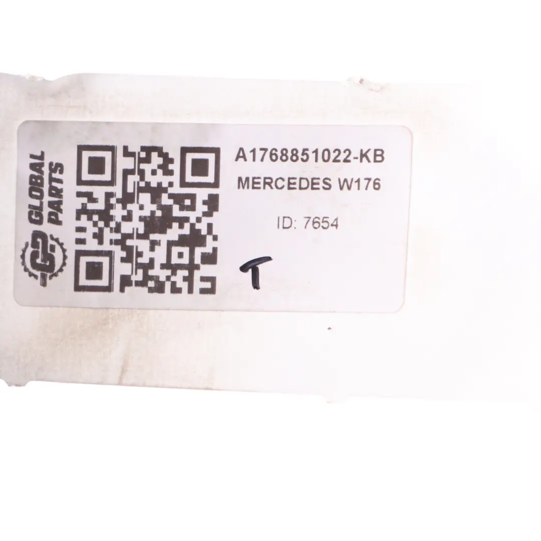 Mercedes W176 Front Bumper Tow Eye Hook Cover Kosmos Black - 191 A1768851022