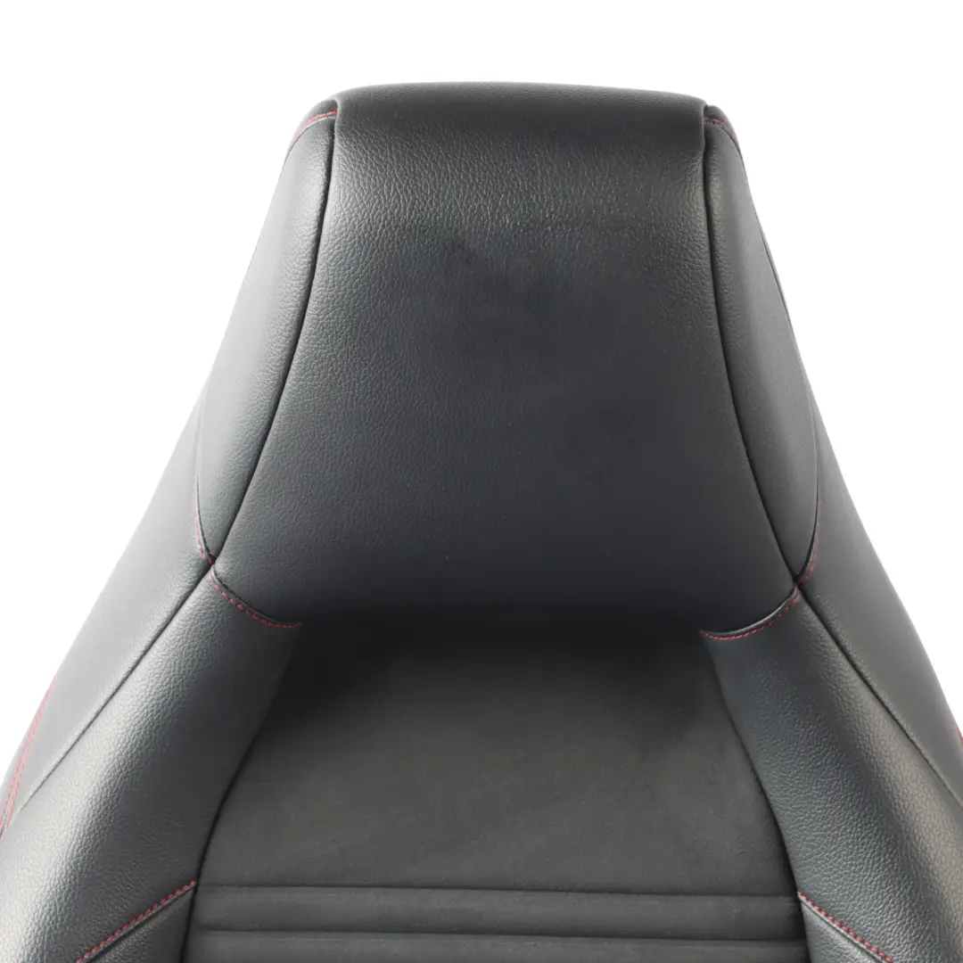 Front Seat Mercedes X117 W176 Heated Right O/S Microfiber Leather Black Red