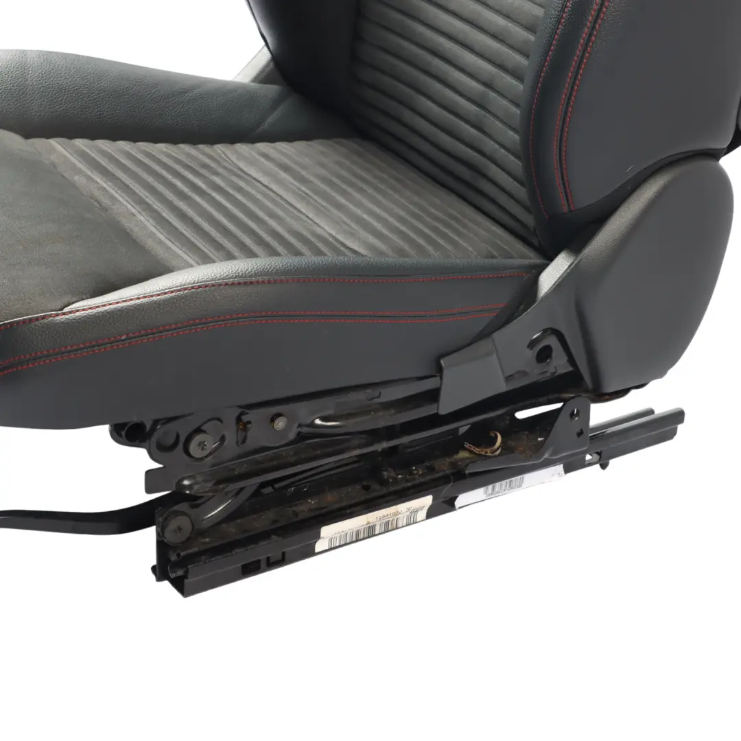 Front Seat Mercedes X117 W176 Heated Right O/S Microfiber Leather Black Red