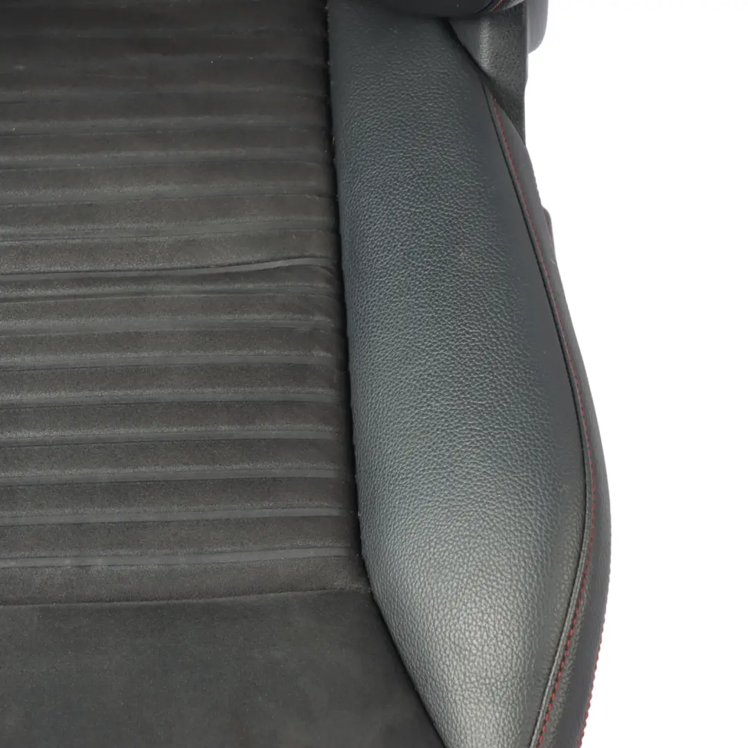 Front Seat Mercedes X117 W176 Heated Right O/S Microfiber Leather Black Red