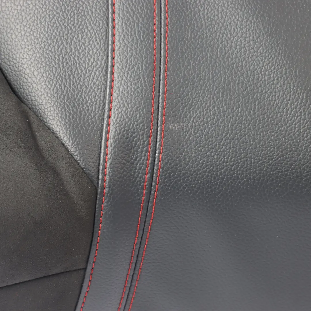 Rear Seat Bench Mercedes CLA C117 W176 Couch Covering Black Fabric Leather 