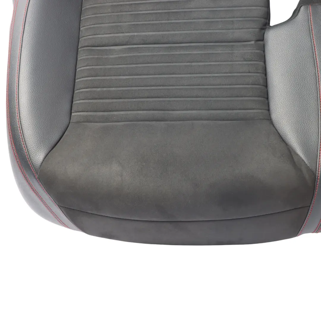 Rear Seat Bench Mercedes CLA C117 W176 Couch Covering Black Fabric Leather 