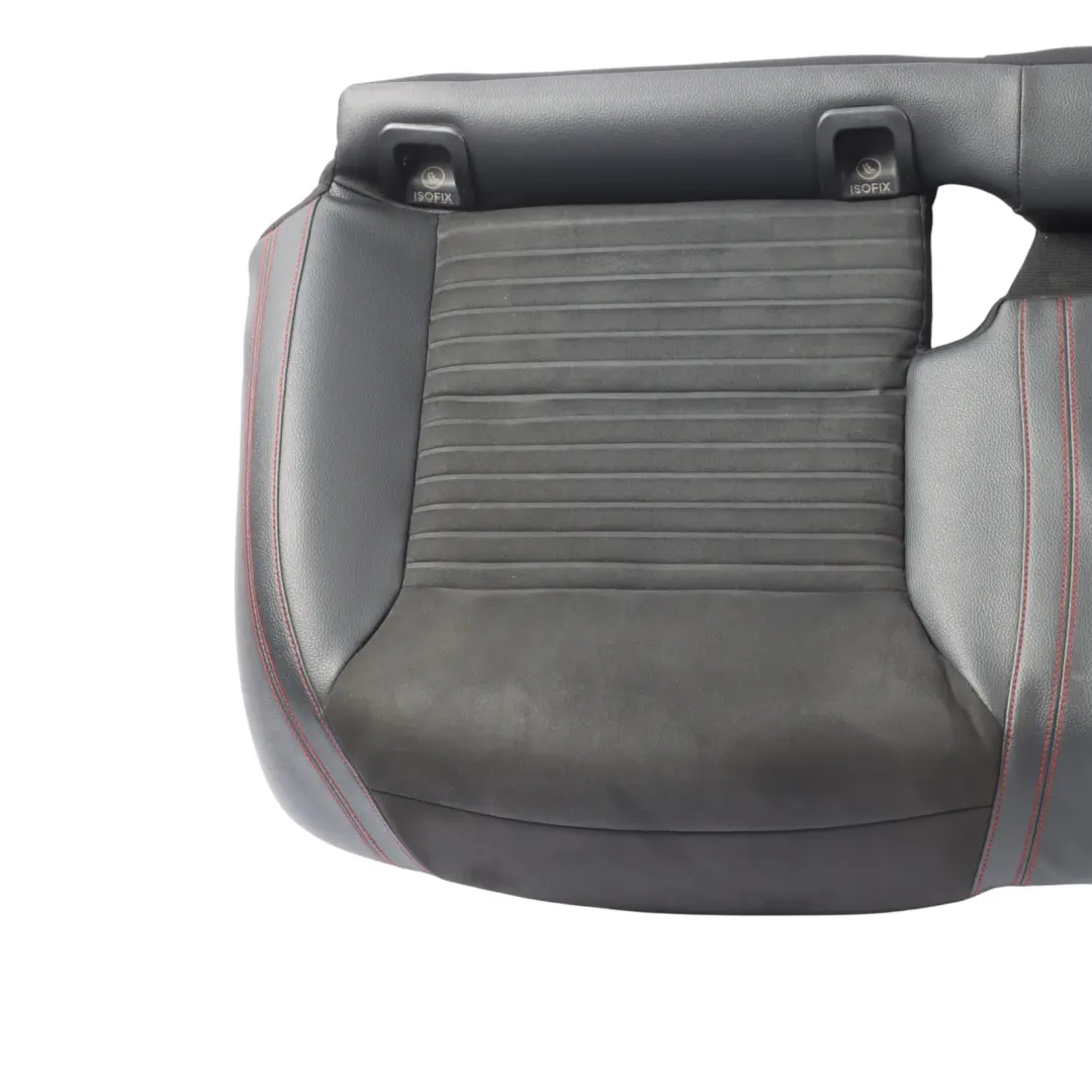 Rear Seat Bench Mercedes CLA C117 W176 Couch Covering Black Fabric Leather 