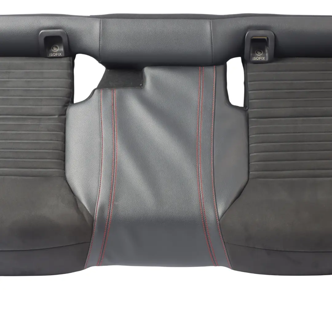 Rear Seat Bench Mercedes CLA C117 W176 Couch Covering Black Fabric Leather 