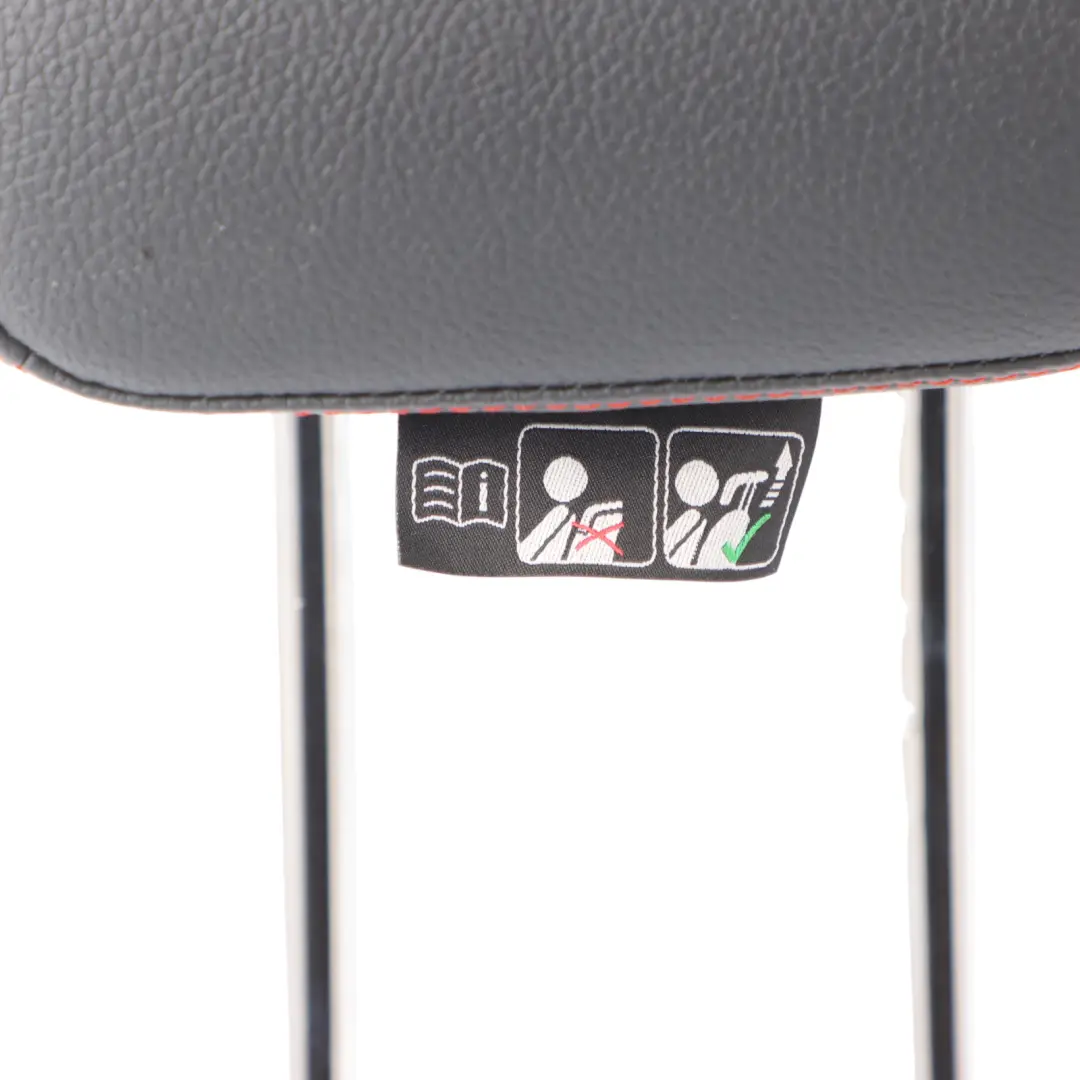 Head Rest Mercedes W177 W247 Rear Seat Middle Centre Headrest Leather Black