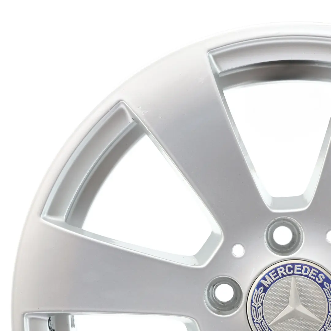 Silber 7-Loch Leichtmetallfelge 16" ET:43 7J Mercedes W204 - SKU A2044011102-1 - Teilenummer A2044011102