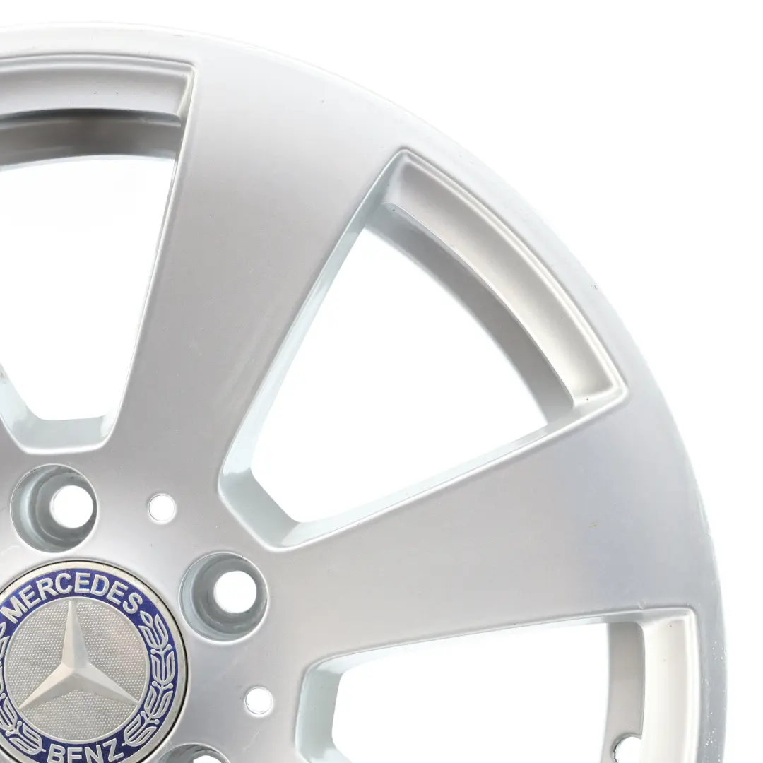 Silber 7-Loch Leichtmetallfelge 16" ET:43 7J Mercedes W204 - SKU A2044011102-1 - Teilenummer A2044011102