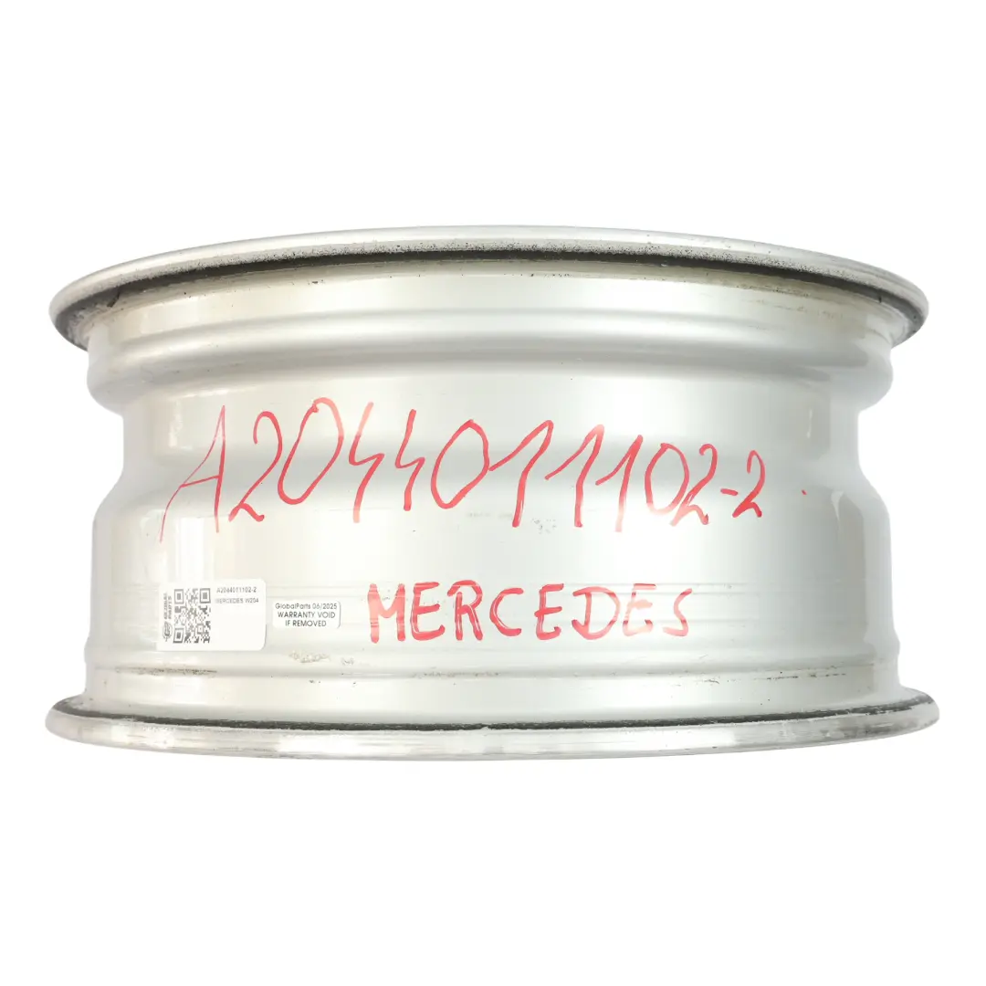 Alloy Wheel Rim 16" 7 Hole ET:43 7J Mercedes W204 Silver - SKU A2044011102-2 - Part number A2044011102