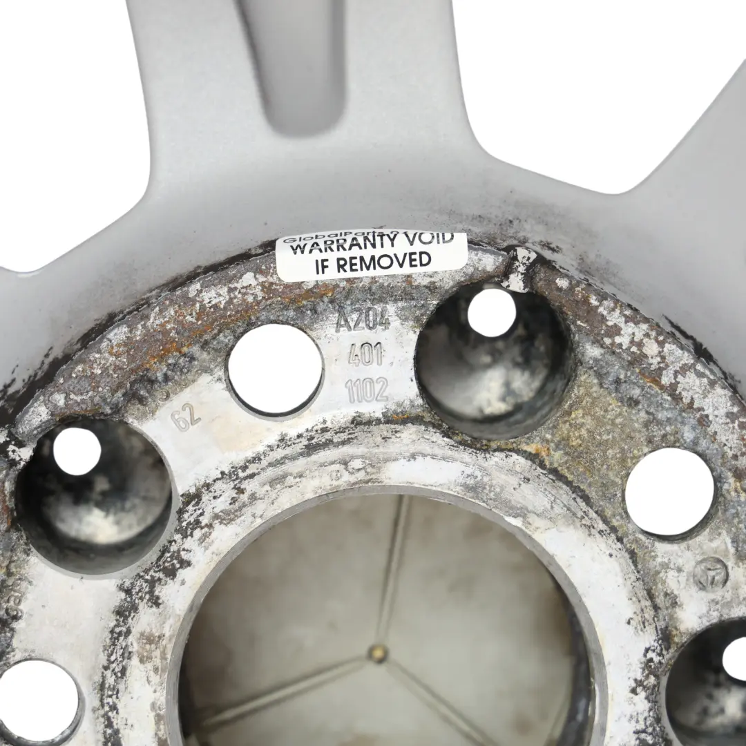 Alloy Wheel Rim 16" 7 Hole ET:43 7J Mercedes W204 Silver - SKU A2044011102-2 - Part number A2044011102