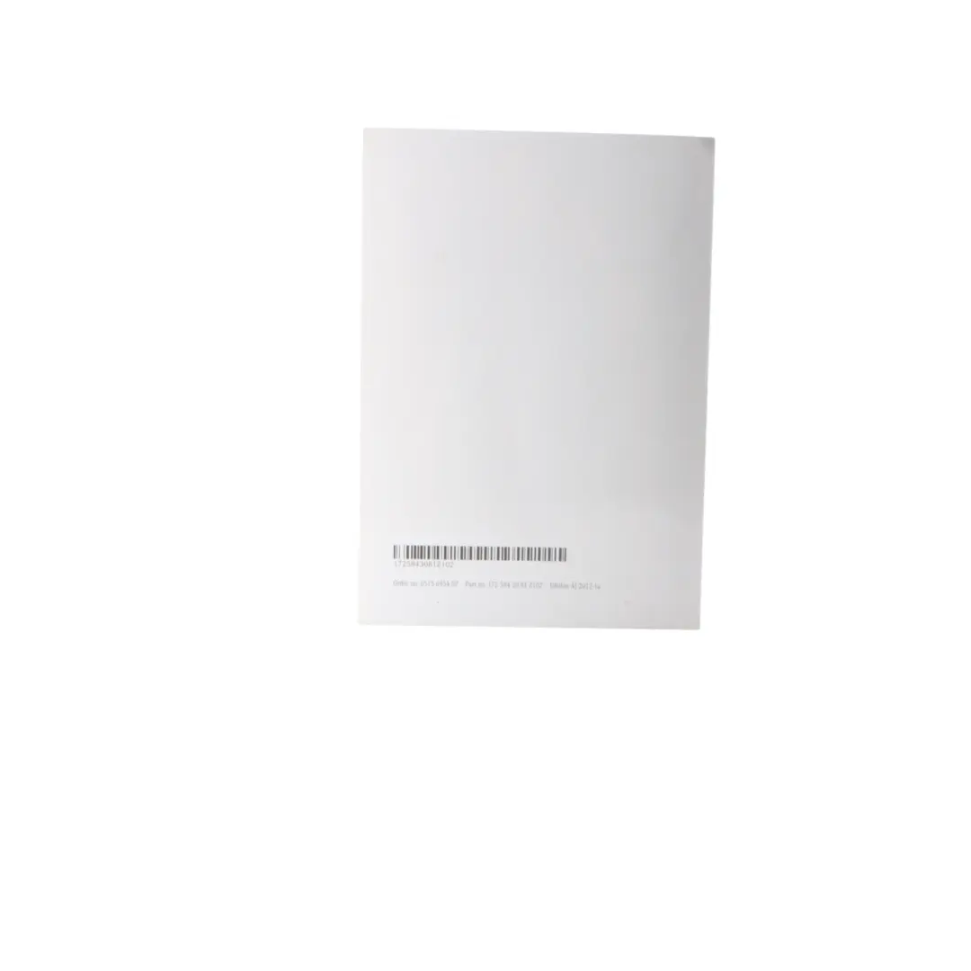 Mercedes W204 Owner's Handbook Instructions Booklet Pouch Case Wallet Set