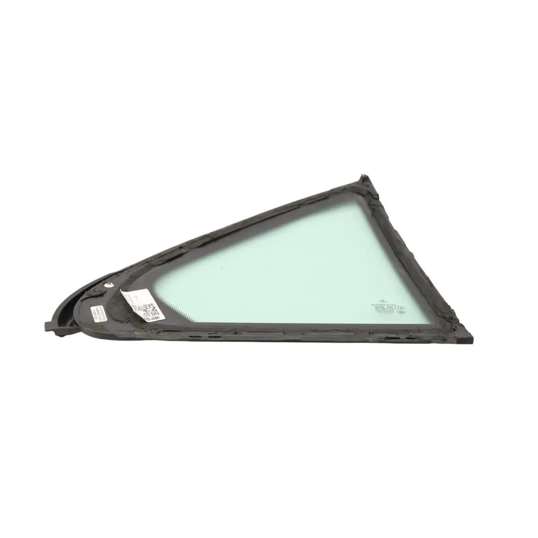 Mercedes W204 Rear Left N/S Quarter Side Window Green Glass AS2