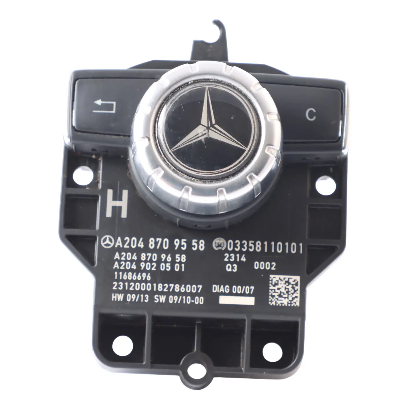 Mercedes W204 W212 Radio Control Function Button Knob Controller A2048709558