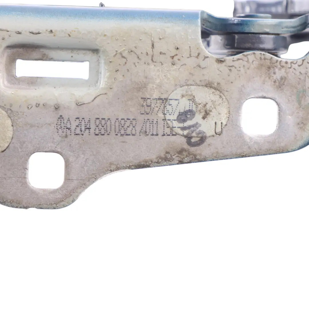 Mercedes W204 Hood Bonnet Hinge Right O/S Cavansite Blue Metallic - 890