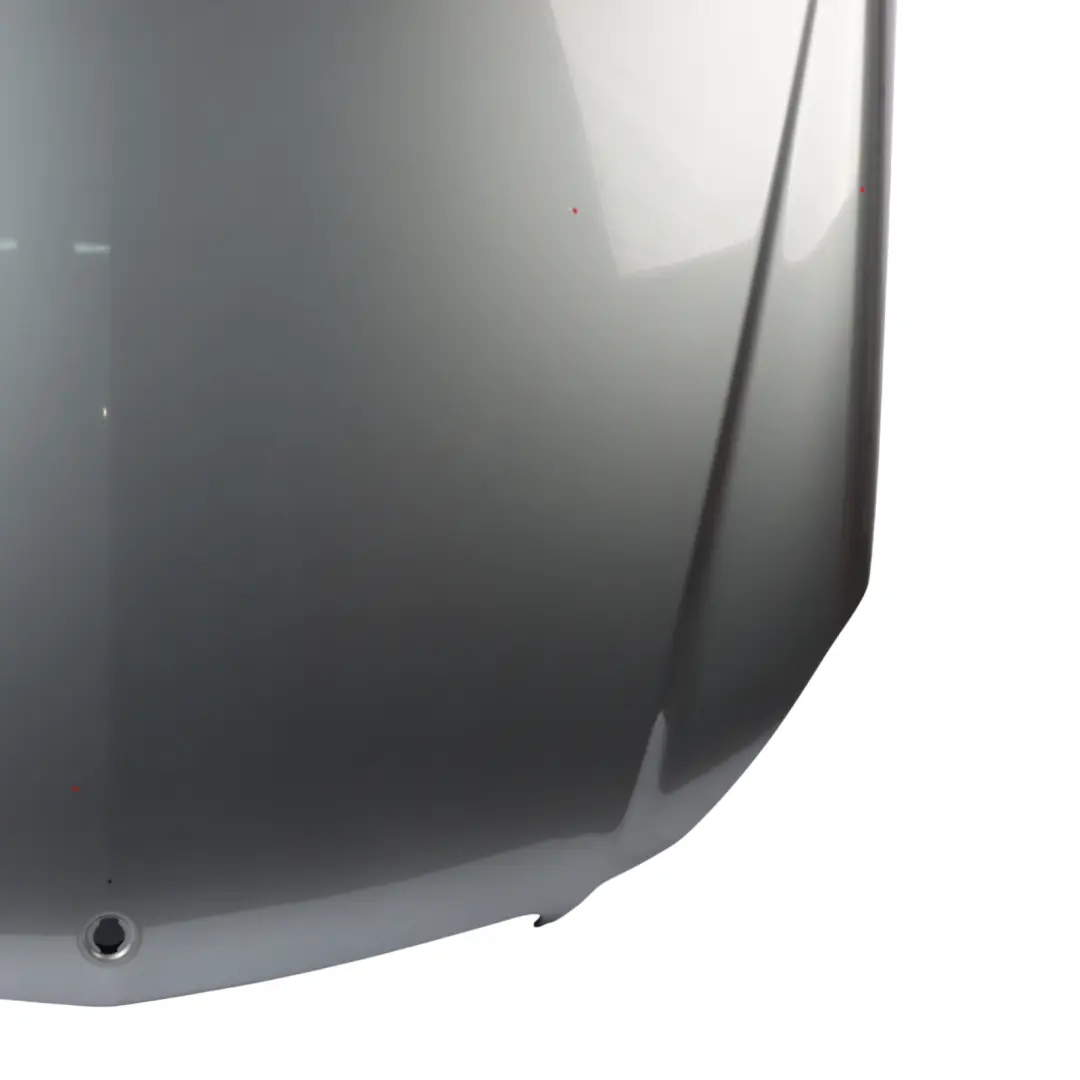 Mercedes W204 Hood Bonnet Trim Panel Engine Cover Palladium Silver - 792