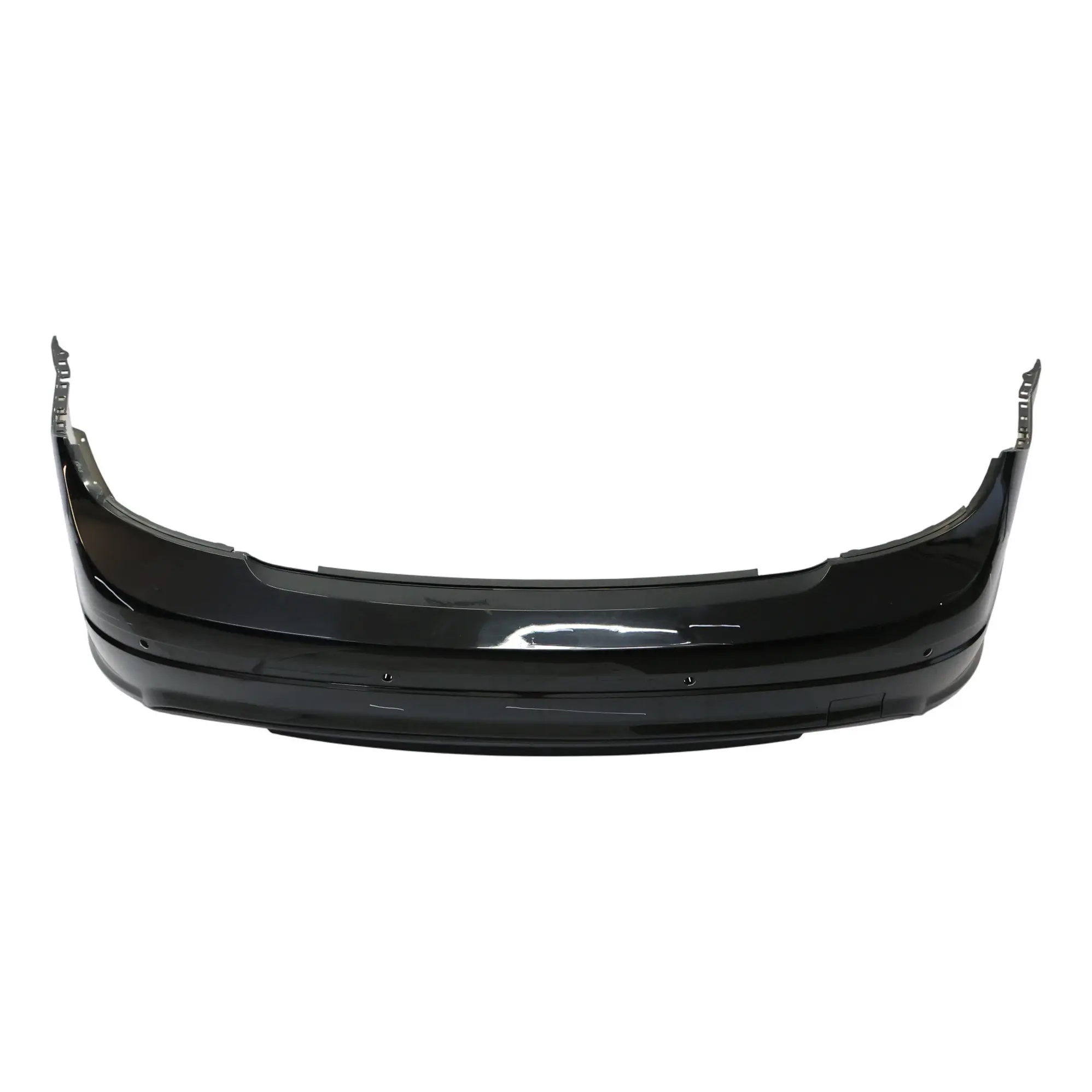 Mercedes W204 Rear Bumper Trim Panel AMG Obsidian Black Metallic - 197