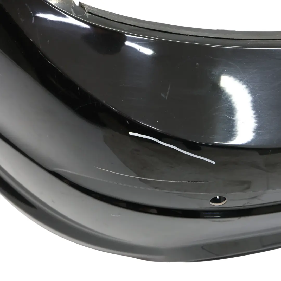 Mercedes W204 Rear Bumper Trim Panel AMG Obsidian Black Metallic - 197