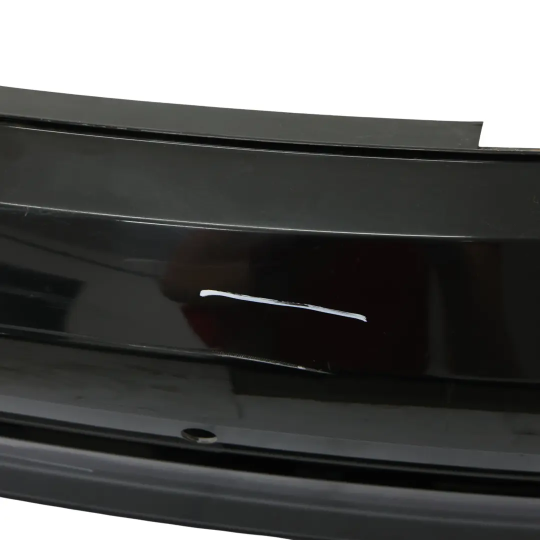 Mercedes W204 Rear Bumper Trim Panel AMG Obsidian Black Metallic - 197