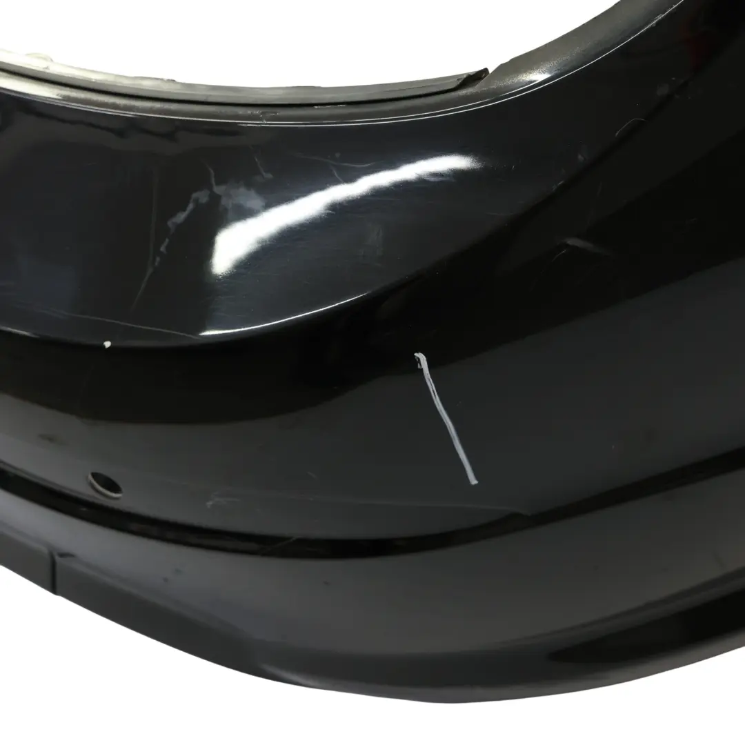 Mercedes W204 Rear Bumper Trim Panel AMG Obsidian Black Metallic - 197