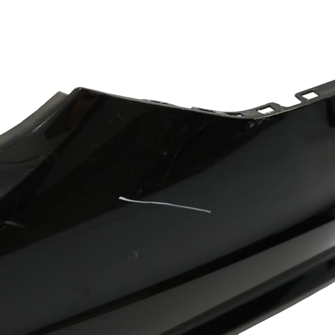 Mercedes W204 Rear Bumper Trim Panel AMG Obsidian Black Metallic - 197