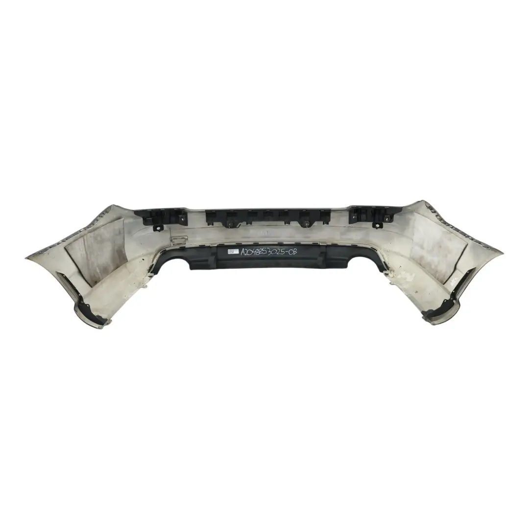 Mercedes W204 Rear Bumper Trim Panel AMG Obsidian Black Metallic - 197