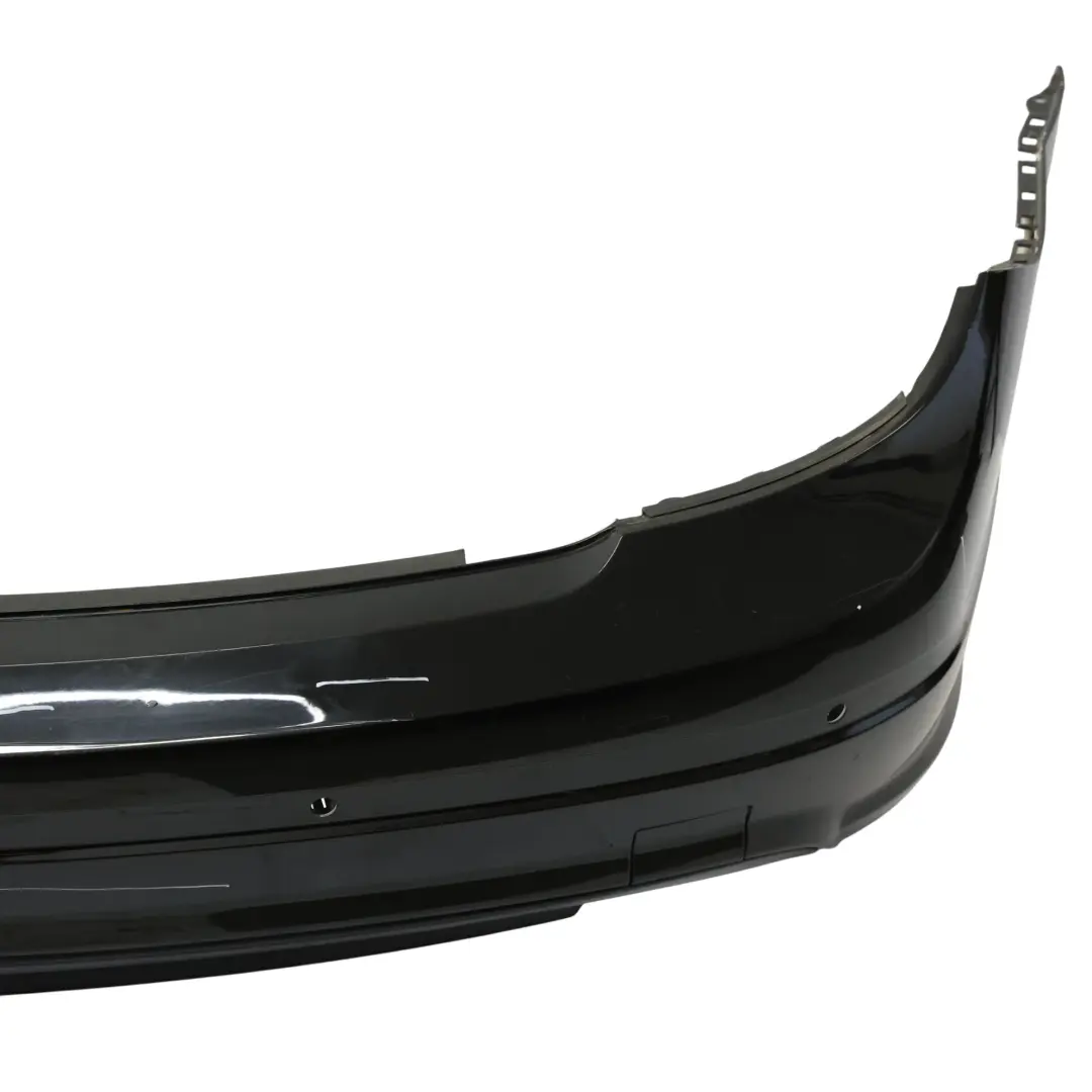 Mercedes W204 Rear Bumper Trim Panel AMG Obsidian Black Metallic - 197